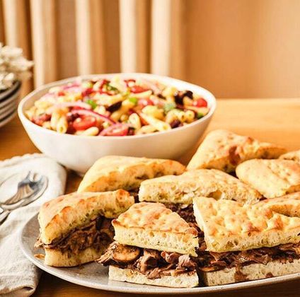 Steak Marsala Sandwich Tray