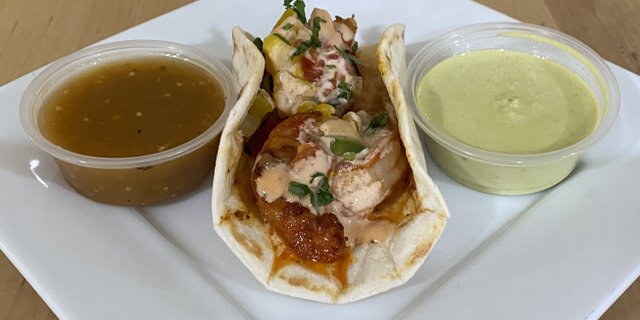 Shrimp Fajita Taco