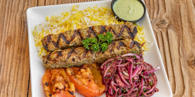 Beef Kabob Plate