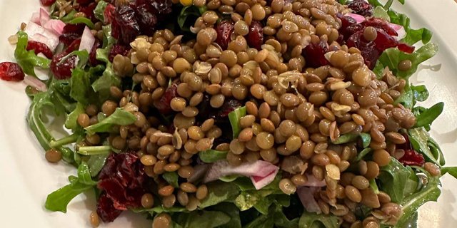 Arugula & Lentil Salad