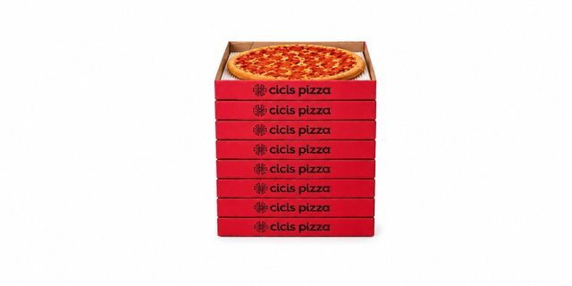 8 Large 1-Topping Pizzas