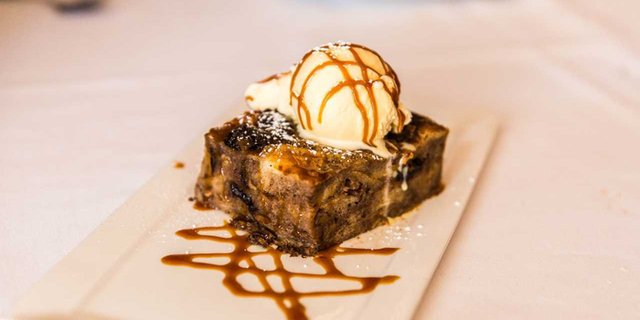Individual Bourbon Bread Pudding