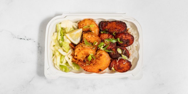 Shrimp & Sausage Plate