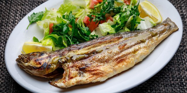 Char-Grilled Branzino