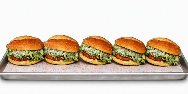 Chicken Caesar Salad Sandwich Tray