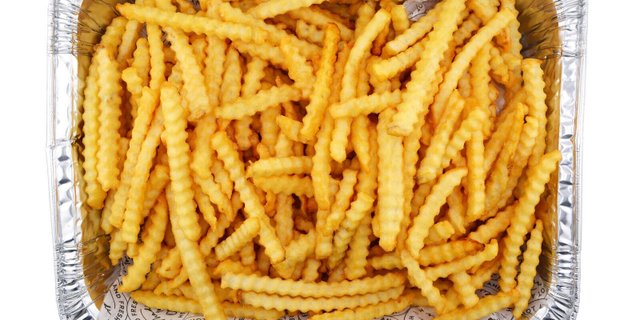 Crinkle-Cut Fries Tray