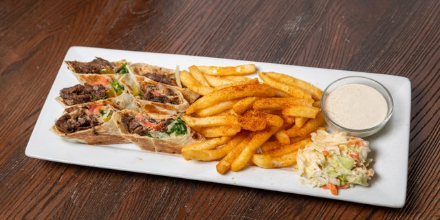 Individual Beef Shawarma Sandwich