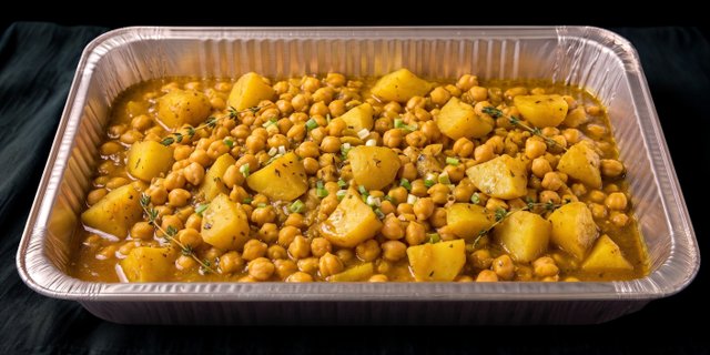 Curry Chana & Potatoes