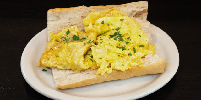 Potato & Egg Sandwich