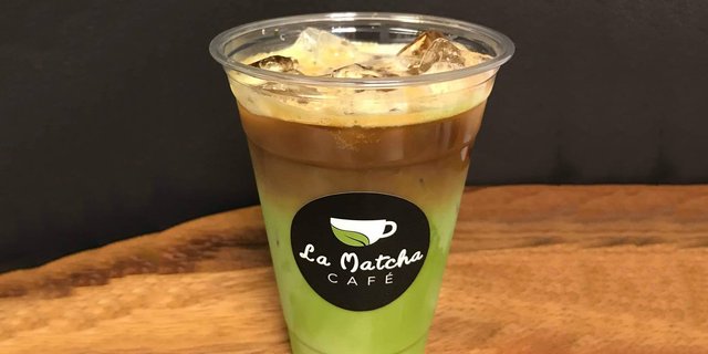 Dirty Matcha Latte