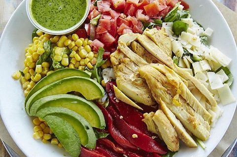Zesty Lime Salad w/ Chicken