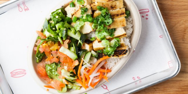 Grilled Tofu Rice Bowl (m)