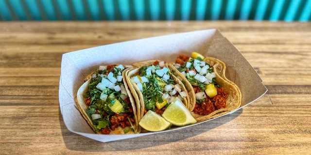 3 Vegan Al Pastor Tacos