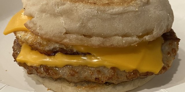 Sausage Patty Breakfast Sandwich