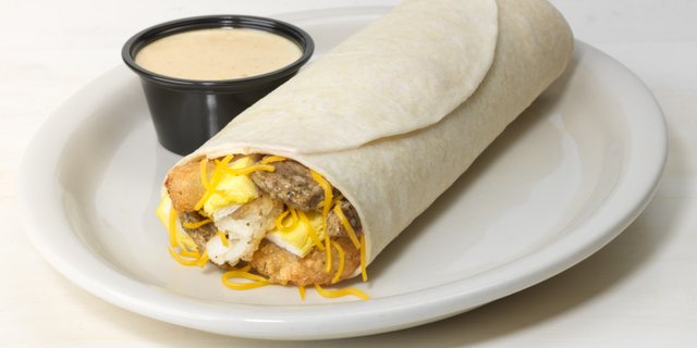 Sausage Breakfast Burrito