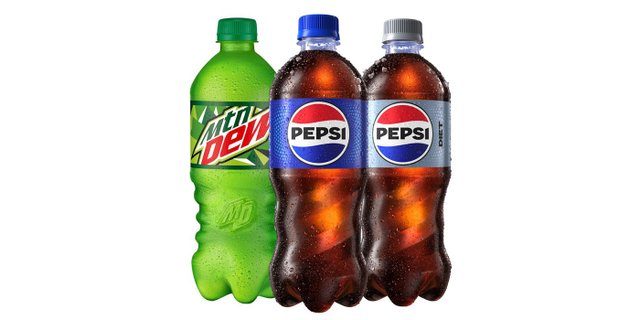 Assorted 20 oz Soda Bottles