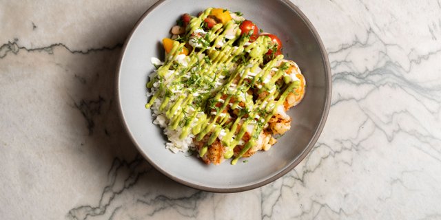 Shrimp a la Plancha Bowl