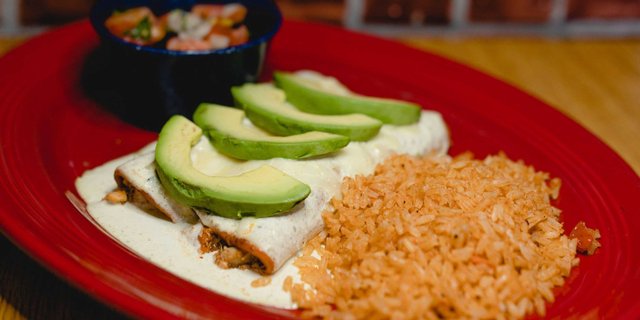 Chicken Avocado Enchiladas