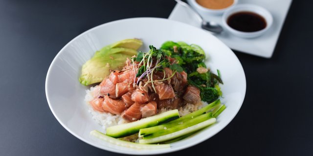 Salmon Poke Boxed Lunch