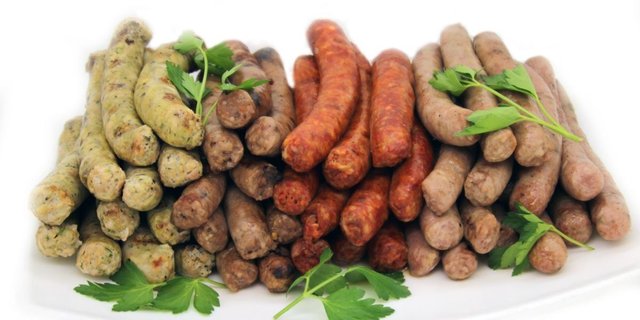 Assorted Grilled Sausages Platter