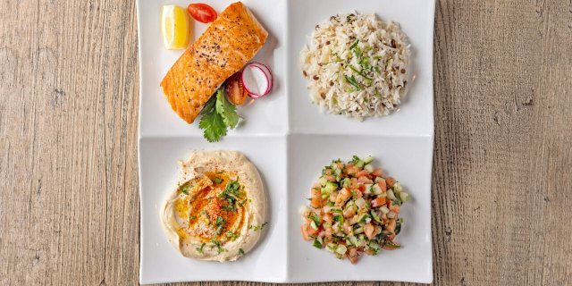 Grilled Salmon Boxed Lunch