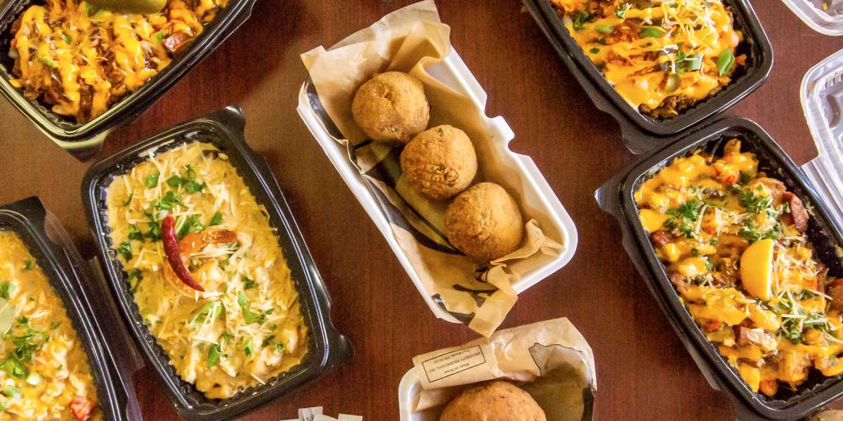 The Stuffed Baked Potato Factory Catering in Houston, TX 14708 Hiram Clarke Rd Delivery Menu