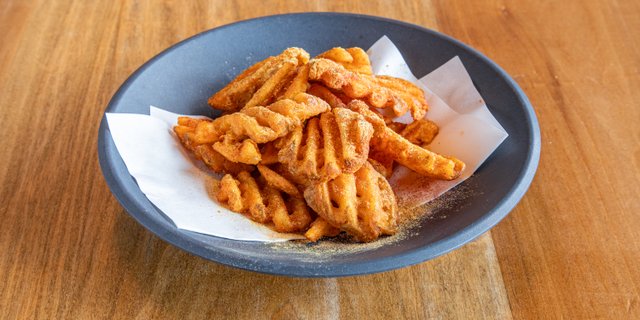 Garlic Waffle Fries