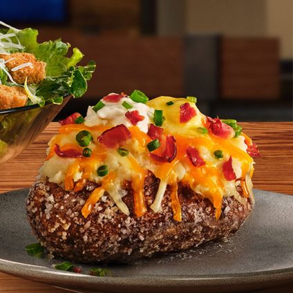Caesar Salad & Loaded Baked Potato Boxed Meal
