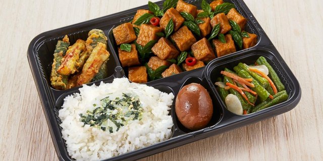 Three Cup Tofu Bento Box