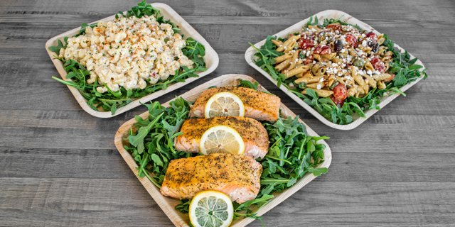 Lemon & Herb Roasted Salmon Family-Style Platters