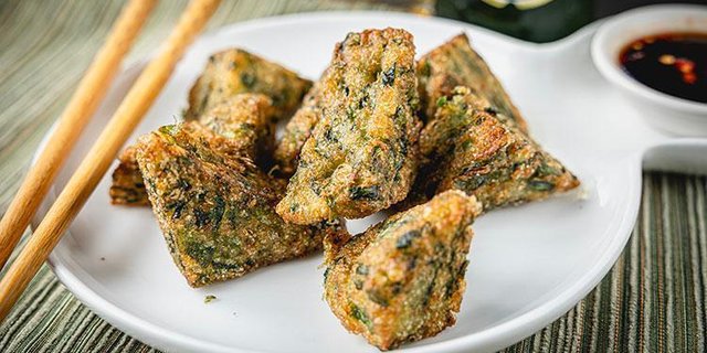 Chive Pancakes