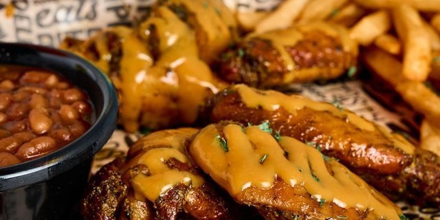 Smoked Wings Dinner