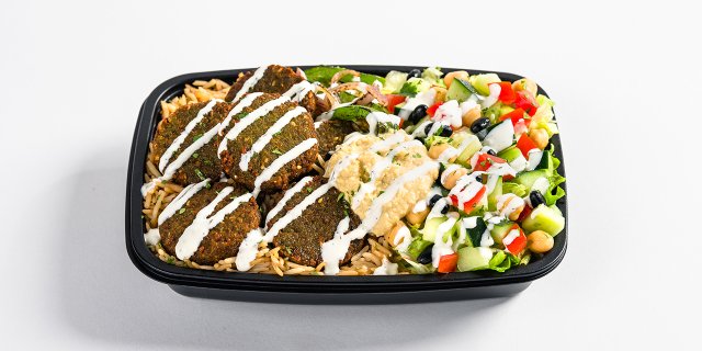 Falafel Over Rice