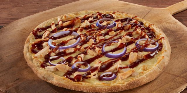 BBQ Onion Chicken Pizza