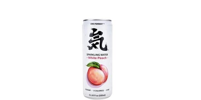 Genki Forest White Peach Sparkling Water