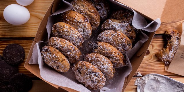 Belgian Chocolate Salted Caramel Cookies