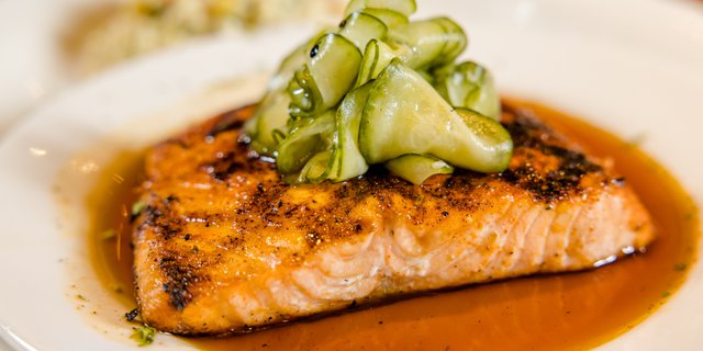 Citrus-Soy Glazed Salmon