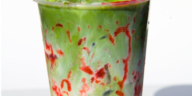 Strawberry Matcha Latte