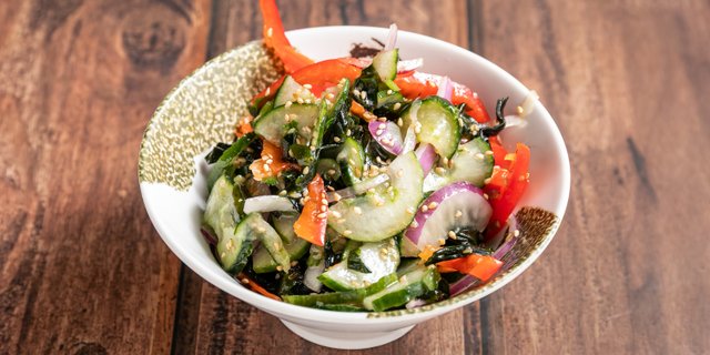Cucumber & Seaweed Salad