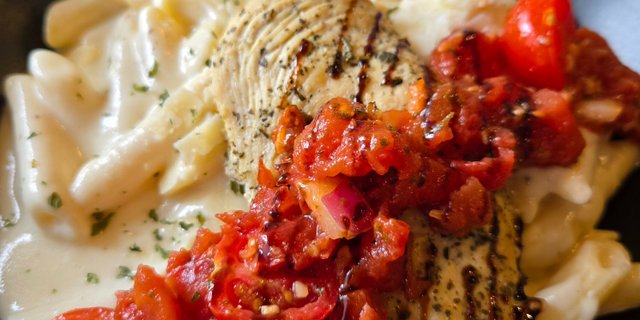 Bruschetta Chicken Alfredo