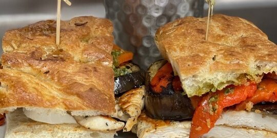 Pesto Chicken Panini