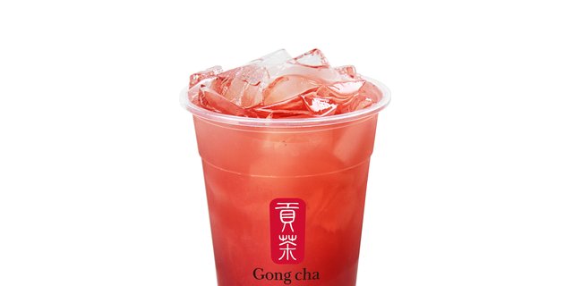 Cold Strawberry Green Tea