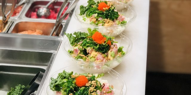 Build-Your-Own Poke Bowls For 10-75 People