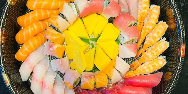 Rainbow Sushi Platter
