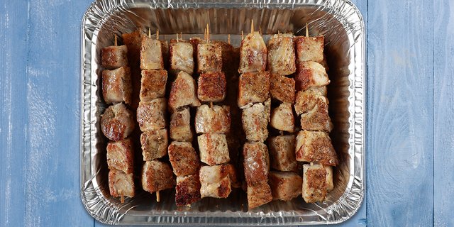 Pork Souvlaki Tray