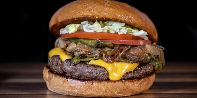 Green Chile Burger