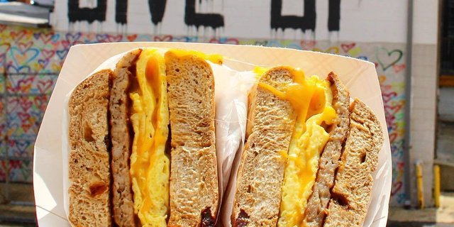 Egg & Meat Breakfast Sandwich
