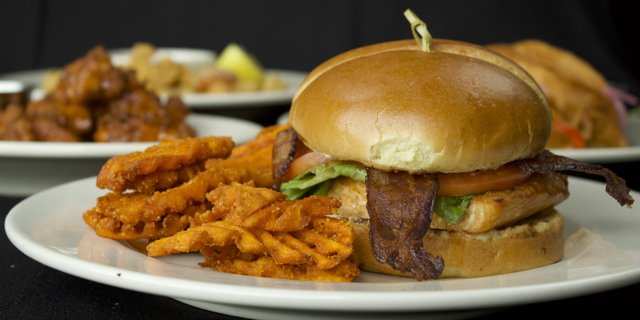Blackened Salmon BLT Box