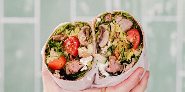 Black & Blue Wrap