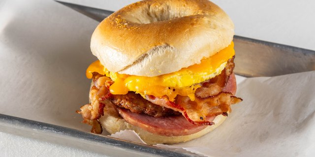 Hungry Man Breakfast Sandwich